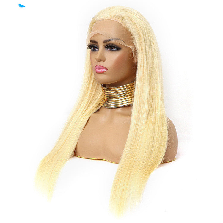 Blonde Straight Lace Wig – Sleek Finish