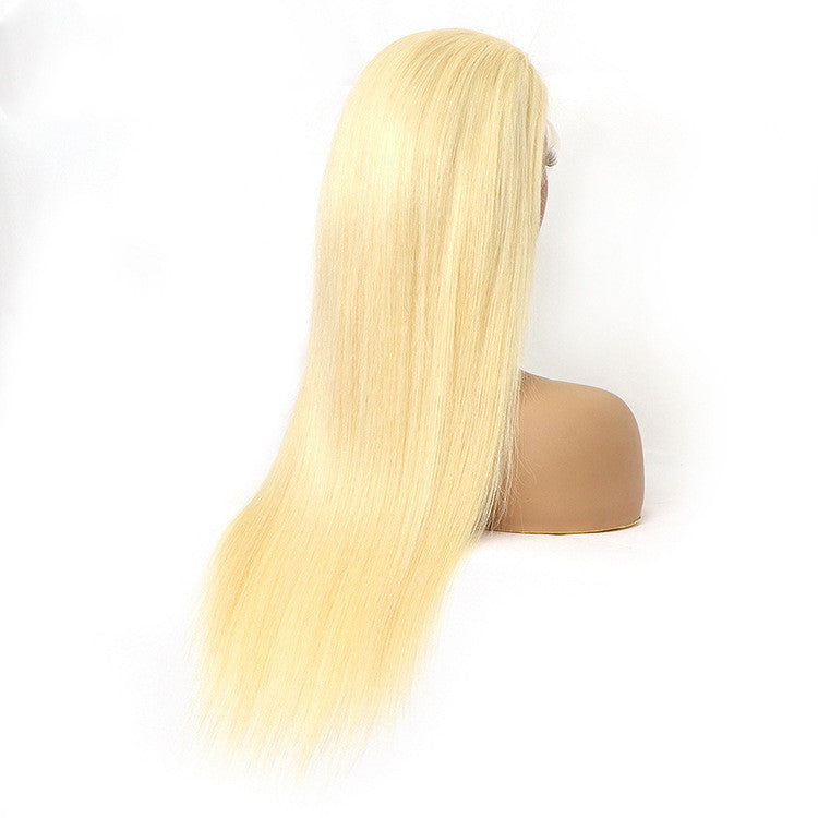 Blonde Straight Lace Wig – Sleek Finish