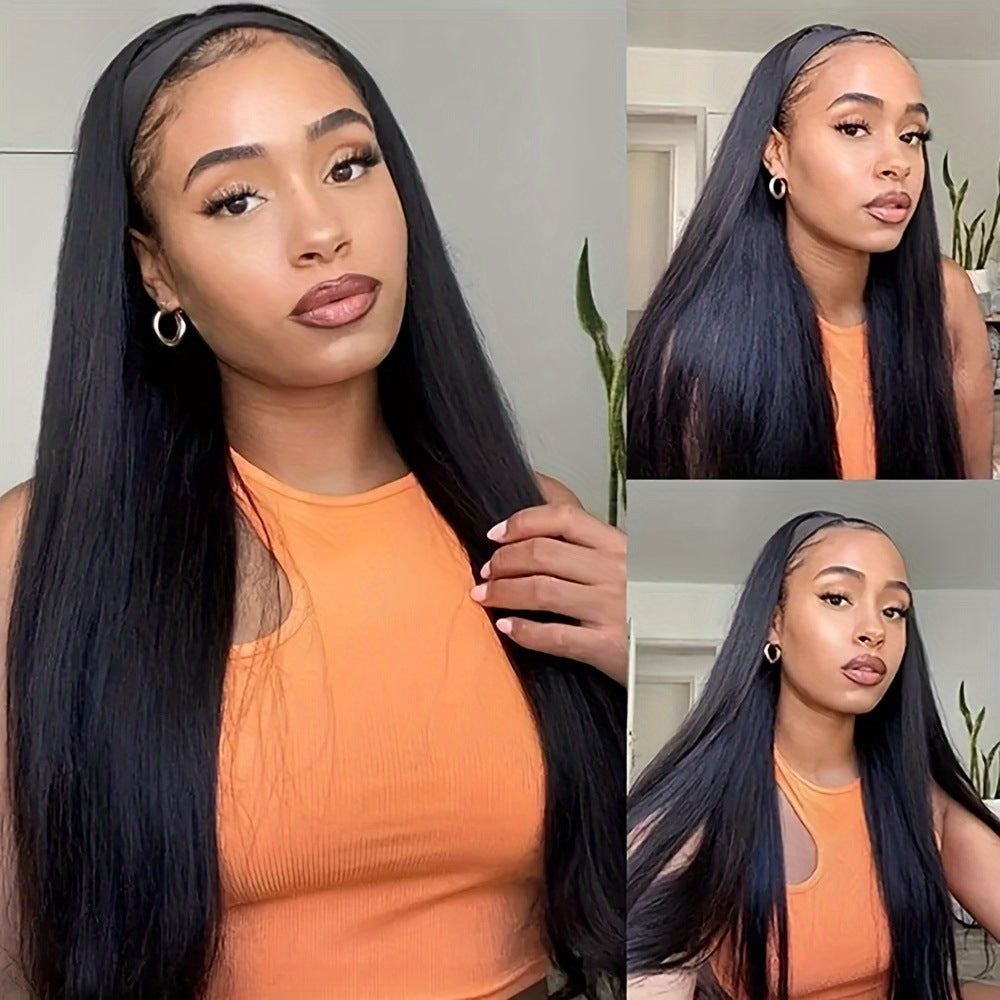 Headband Wig – Straight & Curly Styles